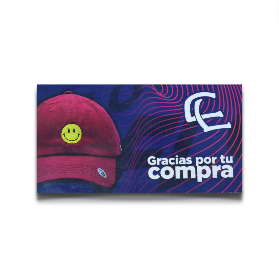 Pack 10 tarjeta de presentación (gracias por tu compra) - Cap Land